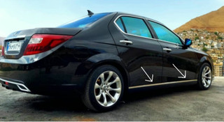 زه استیل بالای رکاب دنا و دنا پلاس ( استیل اصل ضد زنگ ) قیمت جفتی